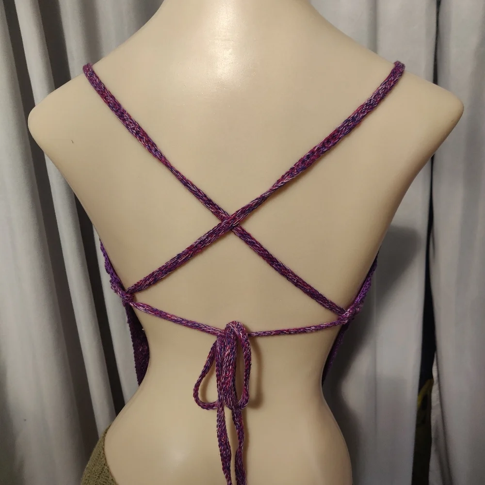 Hand Made Just Wingin' It Halter Top - Picture 6 of 7